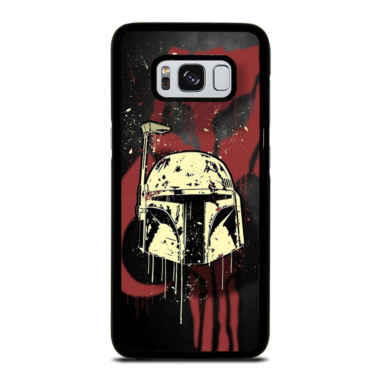 BOBA FETT HELMET STAR WARS ART Samsung Galaxy S8 Case
