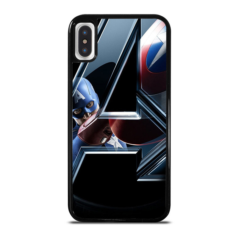 CAPTAIN AMERICA IN THE AVENGERS iPhone X / XS Case