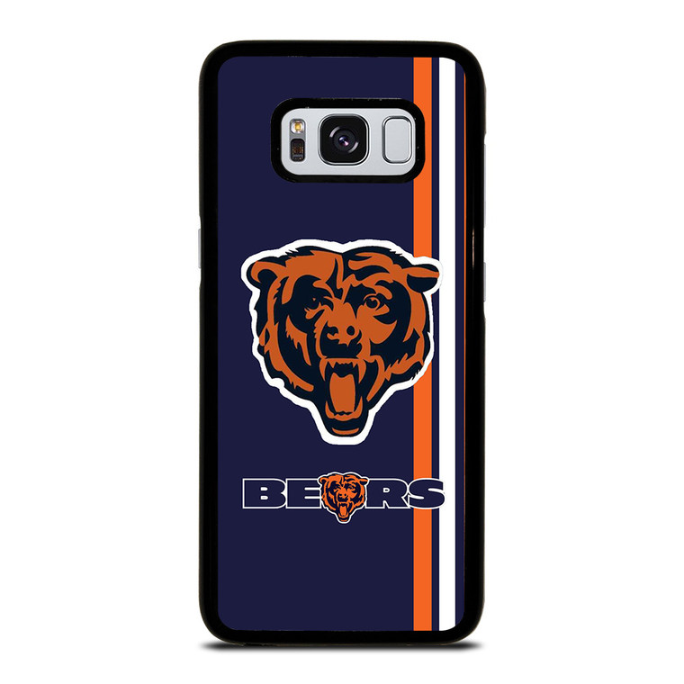 CHICAGO BEARS STRIPS ICON Samsung Galaxy S8 Case