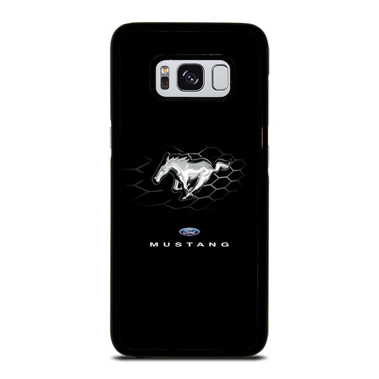 FORD MUSTANG LOGO BLACK Samsung Galaxy S8 Case