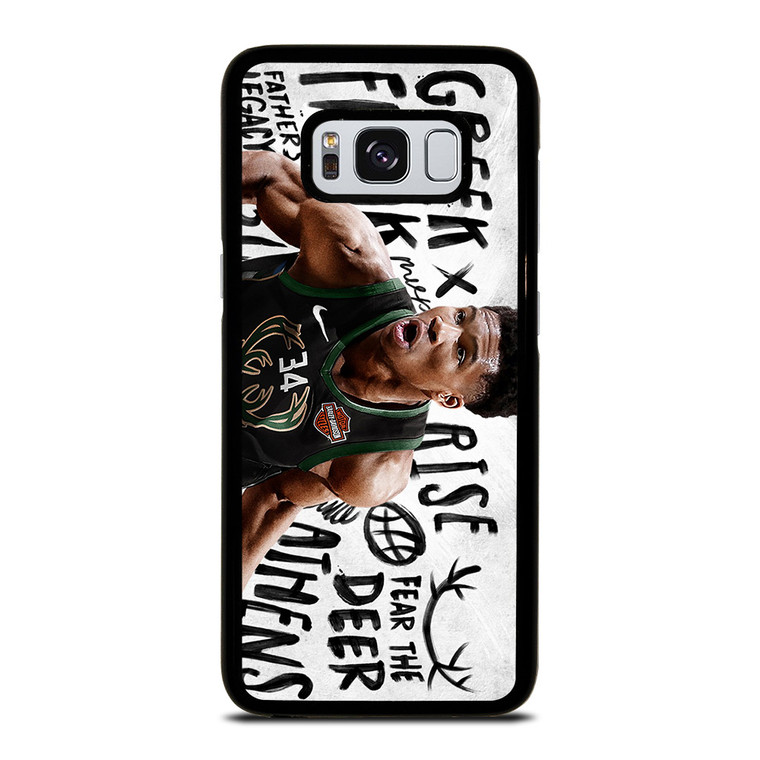 GIANNIS ANTETOKOUNMPO MILWAUKEE BUCKS WALLPAPER Samsung Galaxy S8 Case