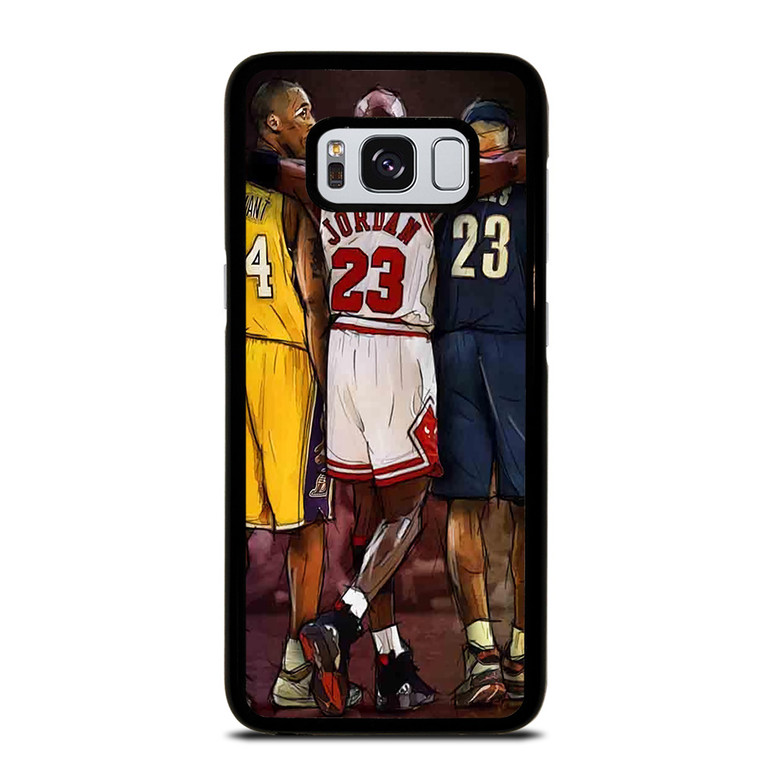 KOBE BRYANT MICHAEL JORDAN LEBRON JAMES Samsung Galaxy S8 Case