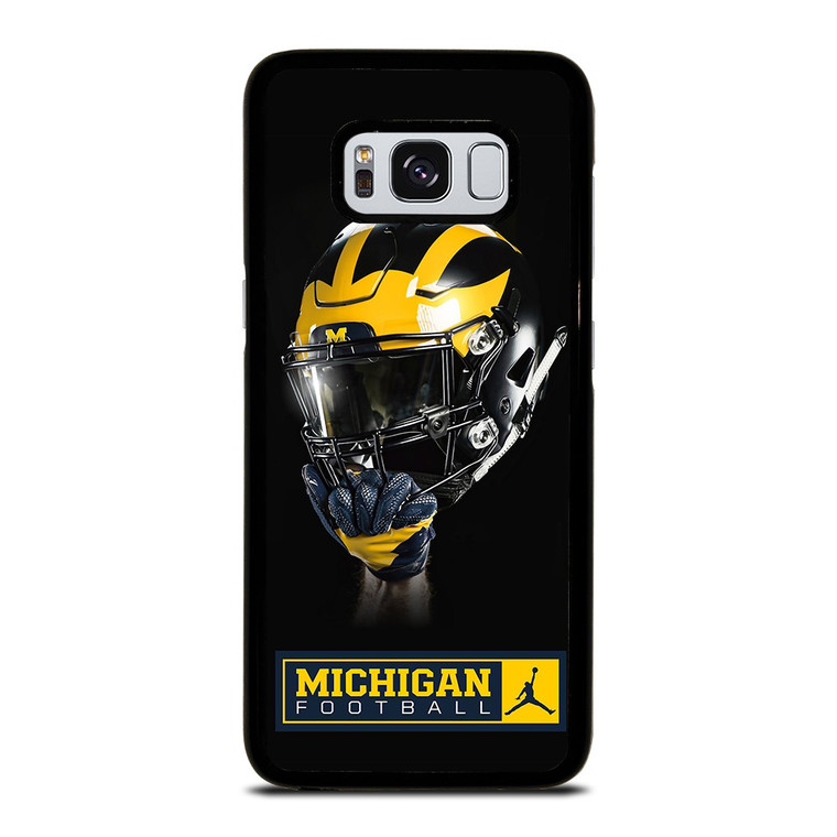 MICHIGAN WOLVERINES FOOTBALL HELMET Samsung Galaxy S8 Case