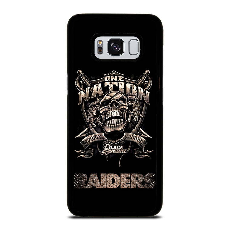 OAKLAND RAIDERS FOOTBALL ONE NATION Samsung Galaxy S8 Case