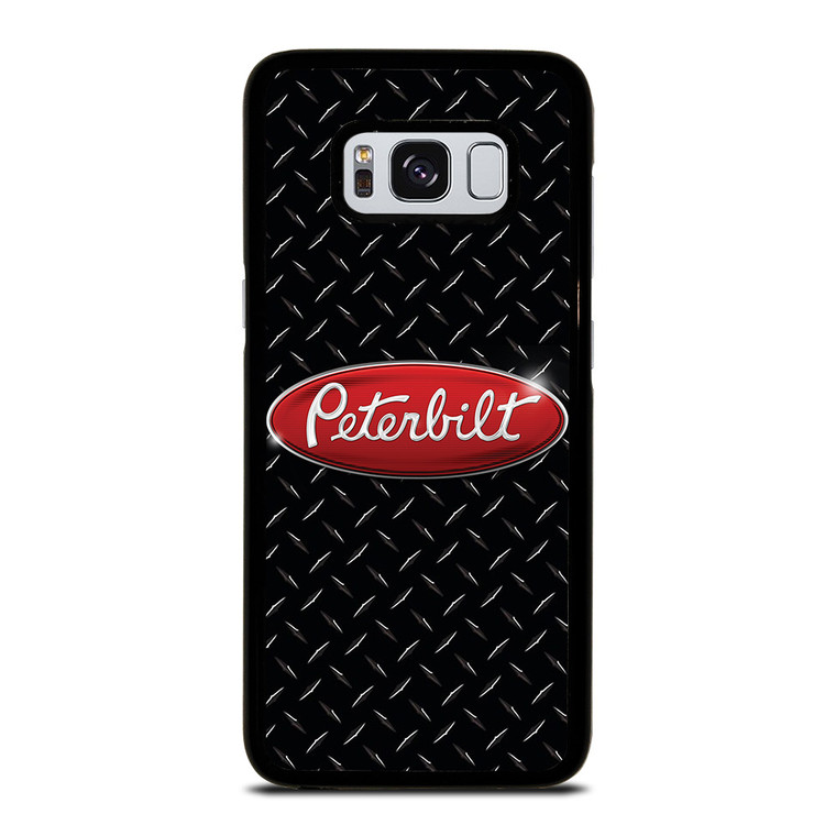 PETERBILT TRUCK PLATE BLACK Samsung Galaxy S8 Case