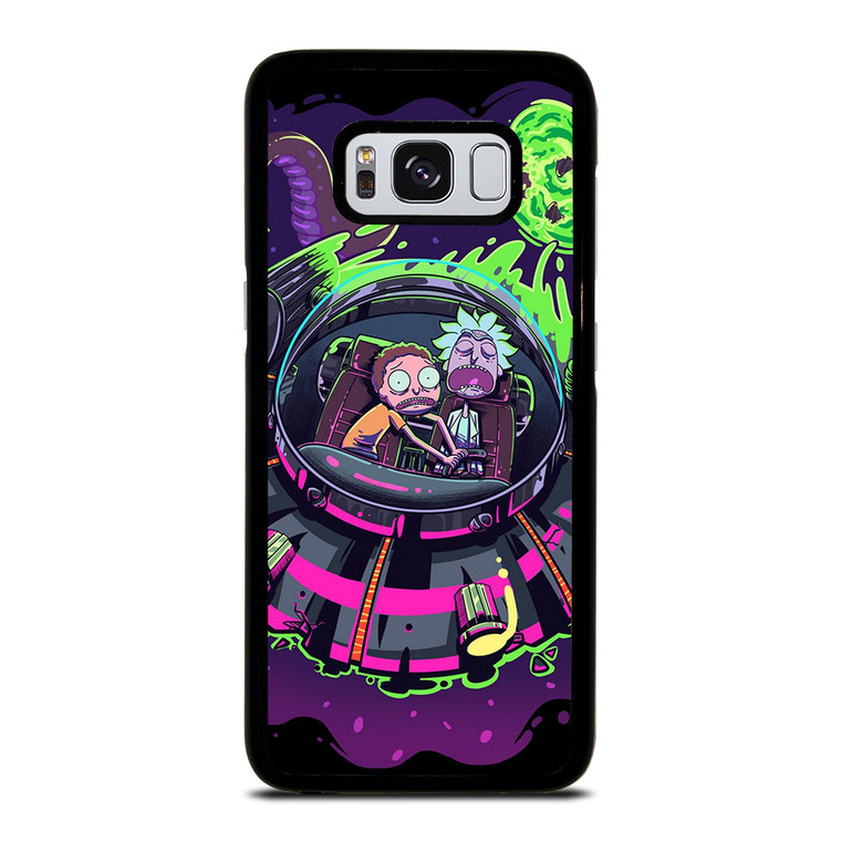 RICK AND MORTY UFO ART Samsung Galaxy S8 Case