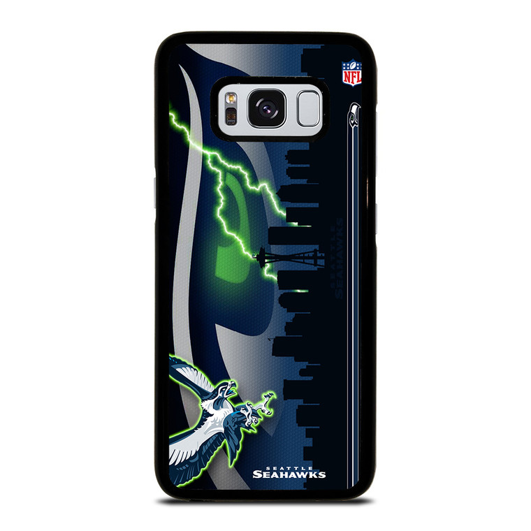 SEATTLE SEAHAWKS LOGO NFL TEAM MASCOT Samsung Galaxy S8 Case
