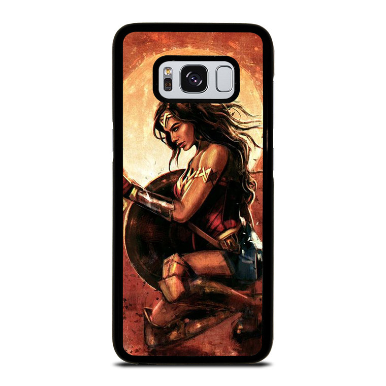 WONDER WOMAN SUPER HERO DC ART Samsung Galaxy S8 Case