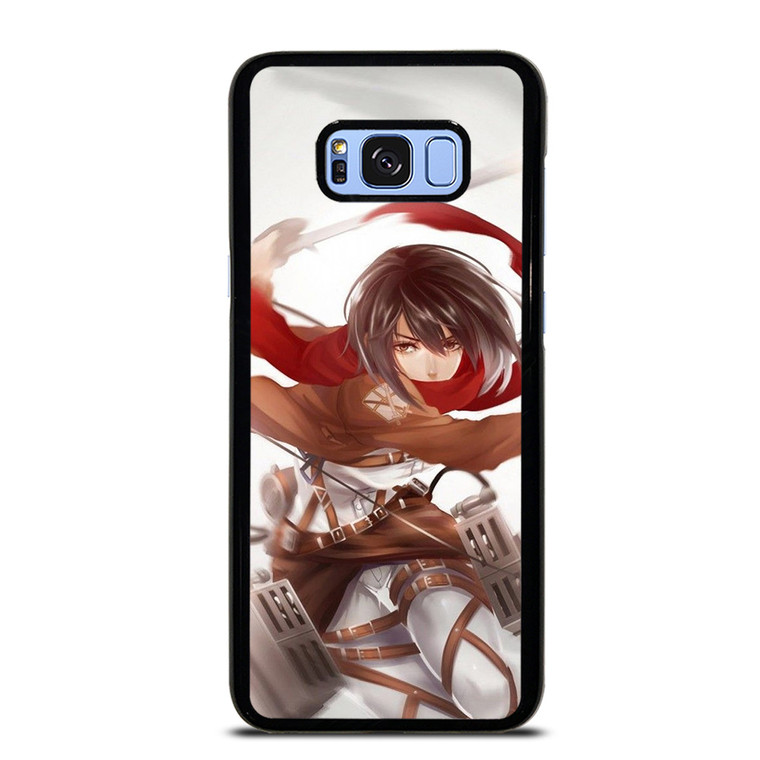 ATTACK ON TITAN MIKASA ACKERMAN ANIME MANGA Samsung Galaxy S8 Plus Case