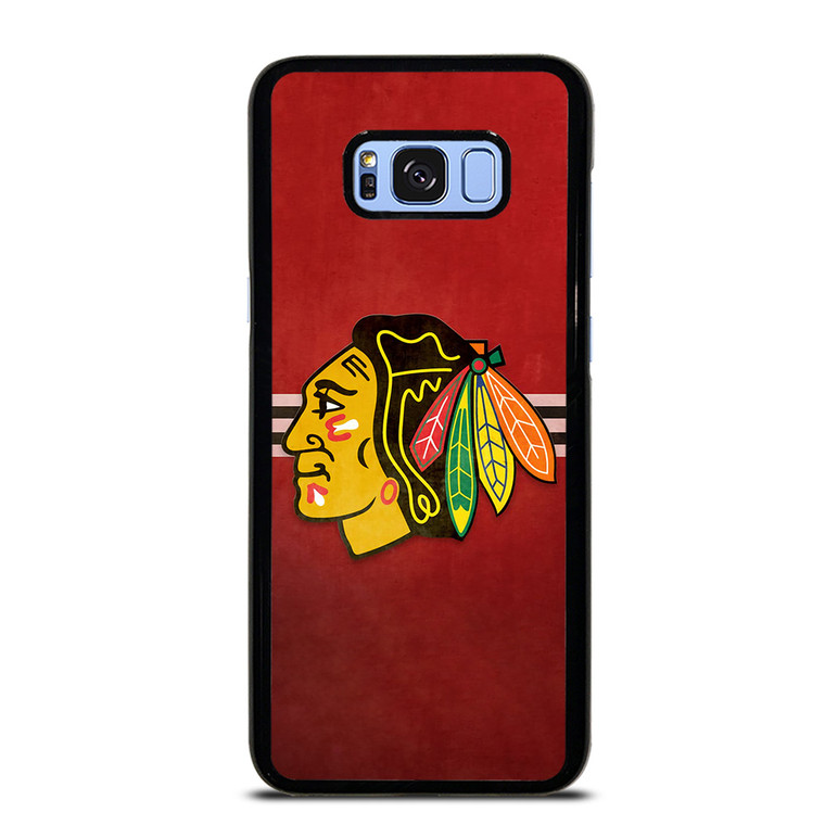 CHICAGO BLACK HAWKS RED LOGO Samsung Galaxy S8 Plus Case