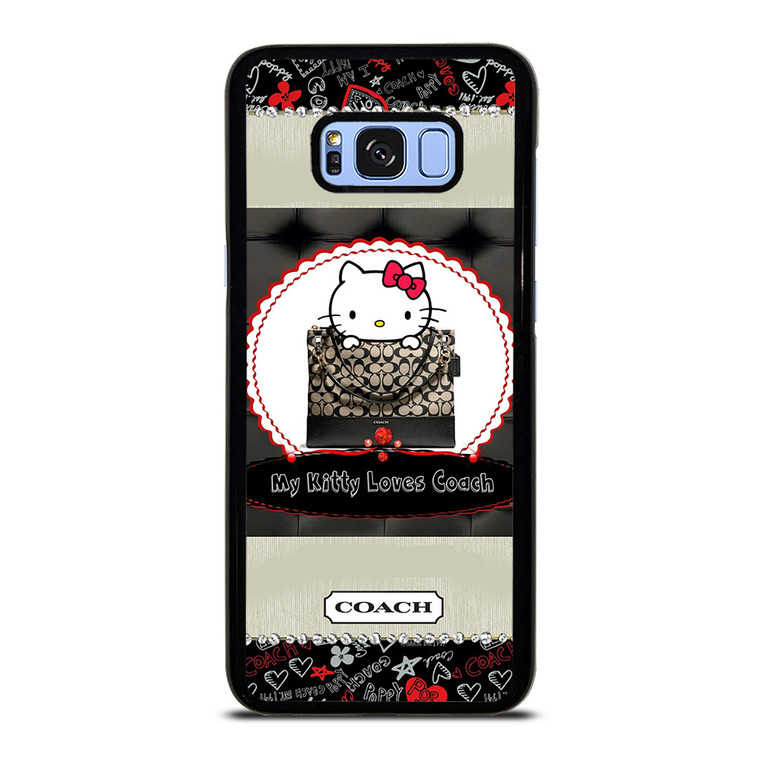 COACH NEW YORK HELLO KITTY BLACK Samsung Galaxy S8 Plus Case
