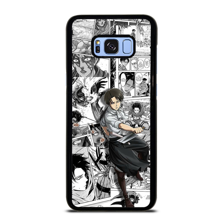 LEVI ACKERMAN ATTACK ON TITAN MANGA CARTOON Samsung Galaxy S8 Plus Case