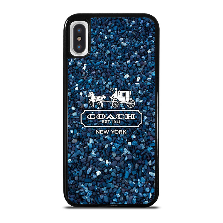 COACH NEW YORK BLUE STONE iPhone X / XS Case