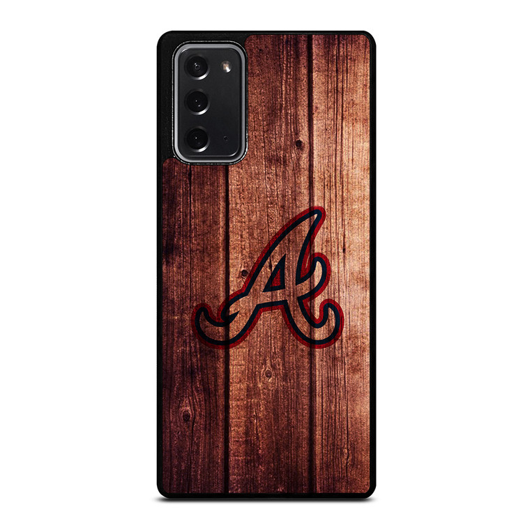 ATLANTA BRAVES LOGO WOOD INITIAL Samsung Galaxy Note 20 Case