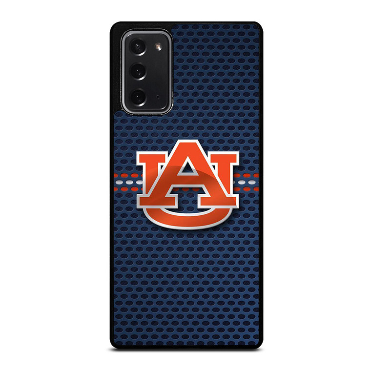 AUBURN TIGERS FOOTBALL CARBON BLUE LOGO Samsung Galaxy Note 20 Case