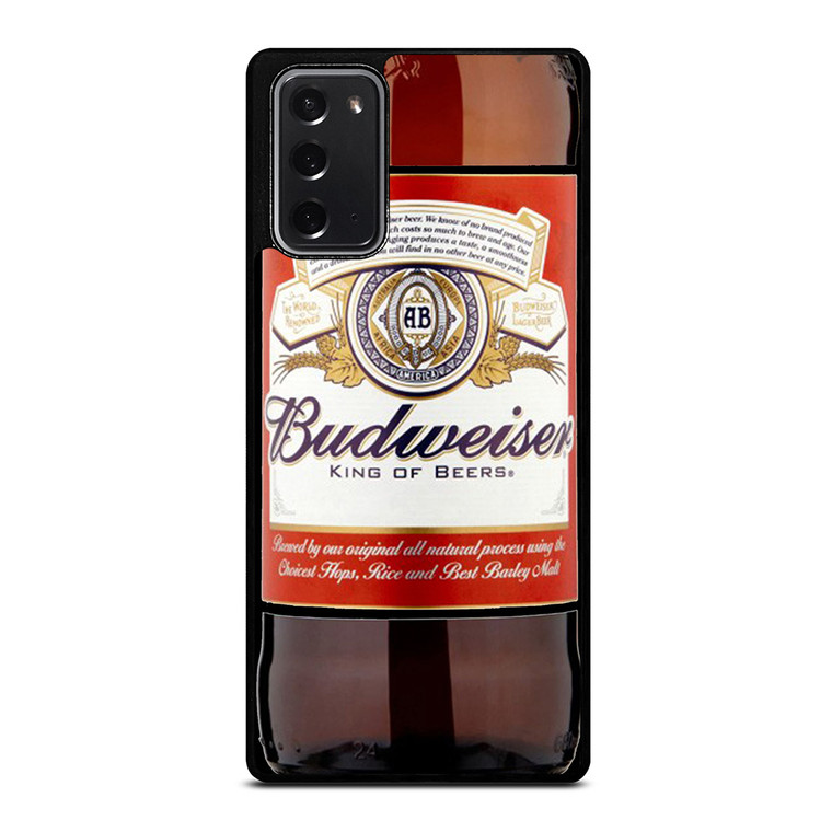 BUDWEISER BOTTLE LOGO Samsung Galaxy Note 20 Case
