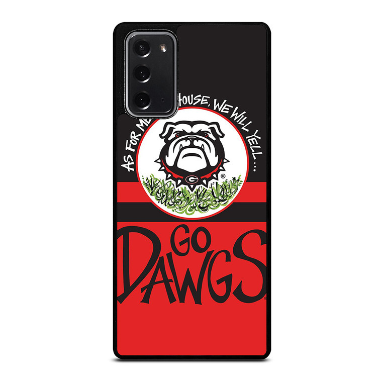 GEORGIA BULLDOGS DAWGS STRIP Samsung Galaxy Note 20 Case