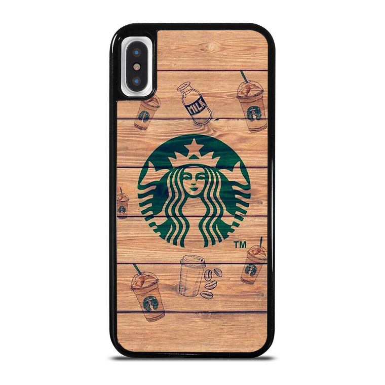 COFFEESHOP STARBUCK WOODEN LOGO iPhone X / XS Case