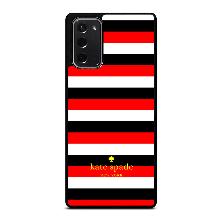 KATE SPADE PATTERN RED BLACK Samsung Galaxy Note 20 Case