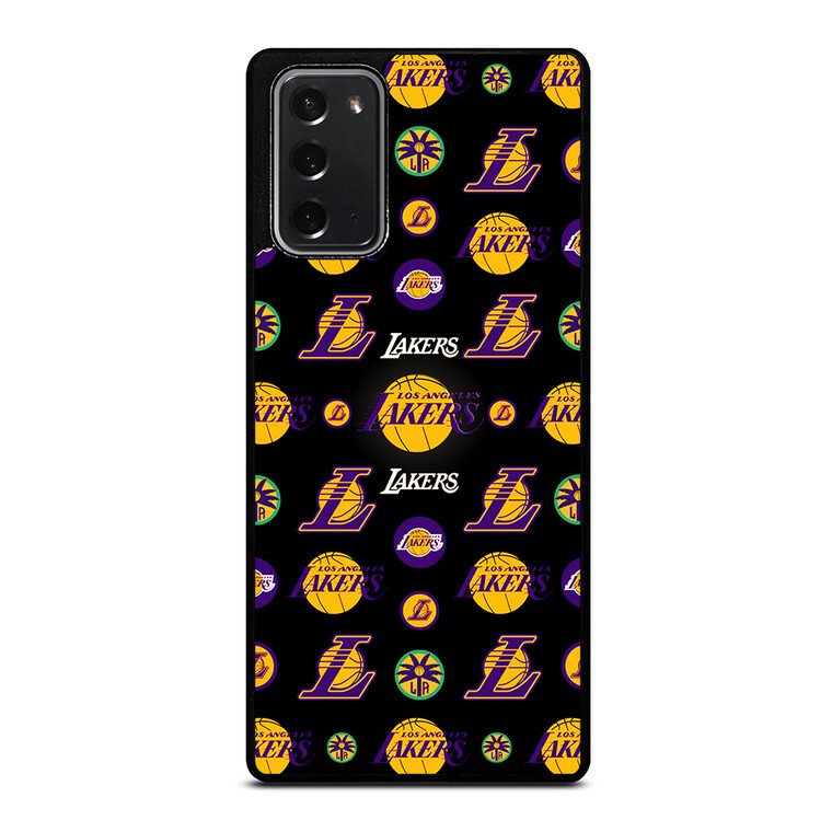 LA LAKERS NBA COLLAGE Samsung Galaxy Note 20 Case