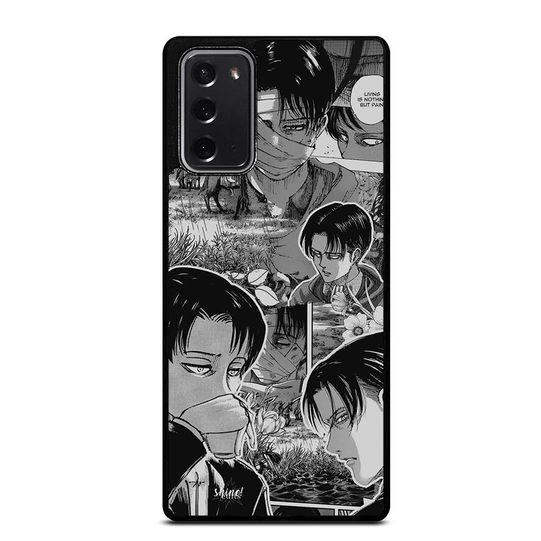 LEVI ACKERMAN ATTTACK ON TITAN MANGA Samsung Galaxy Note 20 Case