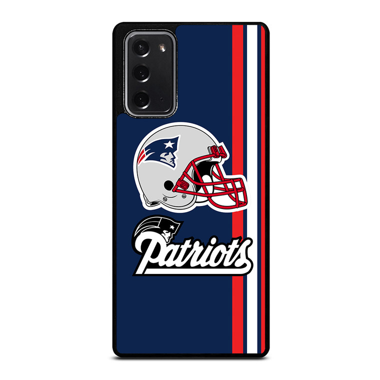 NEW ENGLAND PATRIOTS STRIPS HELMET Samsung Galaxy Note 20 Case