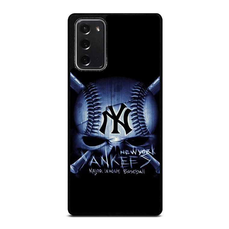 NEW YORK YANKEES BASEBALL SKULL Samsung Galaxy Note 20 Case