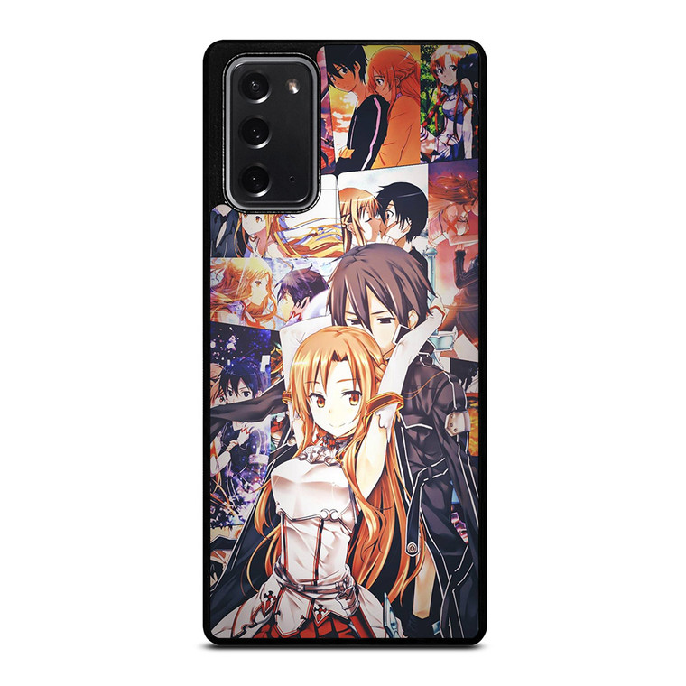 SWORD ART ONLINE KIRITO AND ASUNA LOVE Samsung Galaxy Note 20 Case