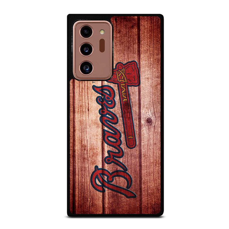 ATLANTA BRAVES BASEBALL WOOD Samsung Galaxy Note 20 Ultra Case