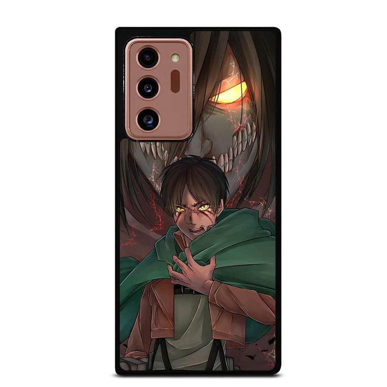 ATTACK ON TITAN EREN YEAGER ANIME MANGA Samsung Galaxy Note 20 Ultra Case