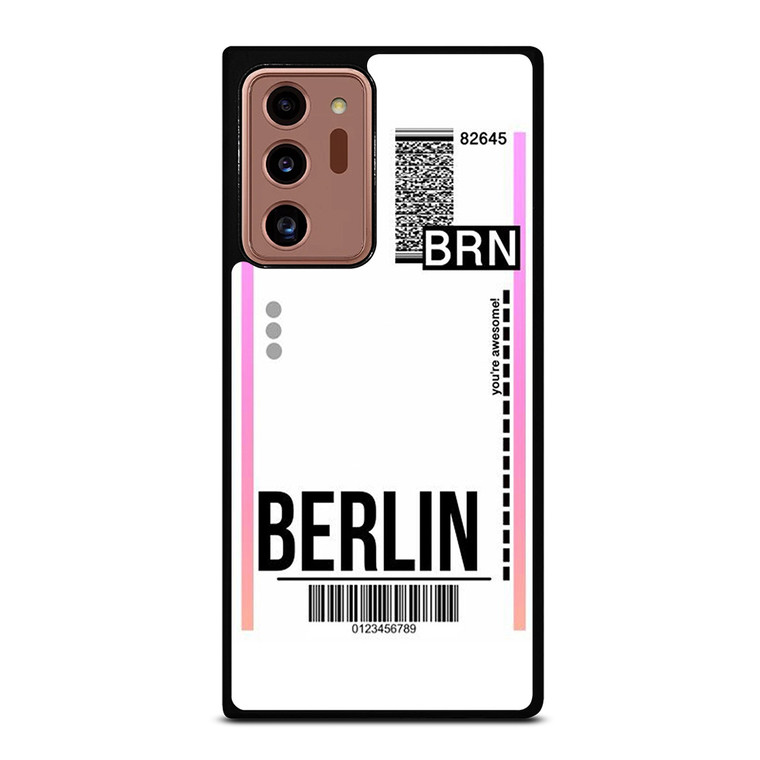 BERLIN BOARDING PASS Samsung Galaxy Note 20 Ultra Case