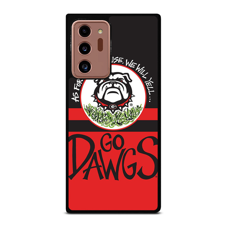 GEORGIA BULLDOGS DAWGS STRIP Samsung Galaxy Note 20 Ultra Case
