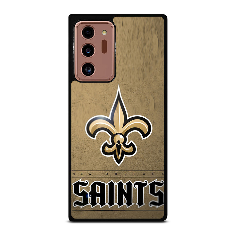 NEW ORLEANS SAINTS LOGO AND BACKGROUND Samsung Galaxy Note 20 Ultra Case
