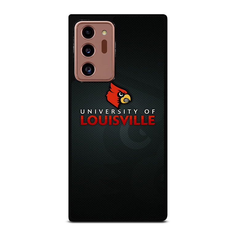 UNIVERSITY OF LOUISVILLE CARDINALS FOOTBALL LOGO MASCOT Samsung Galaxy Note 20 Ultra Case