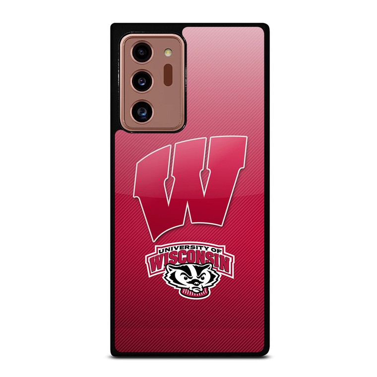 WISCONSIN BADGER LOGO UNIVERSITY FOOTBALL TEAM Samsung Galaxy Note 20 Ultra Case