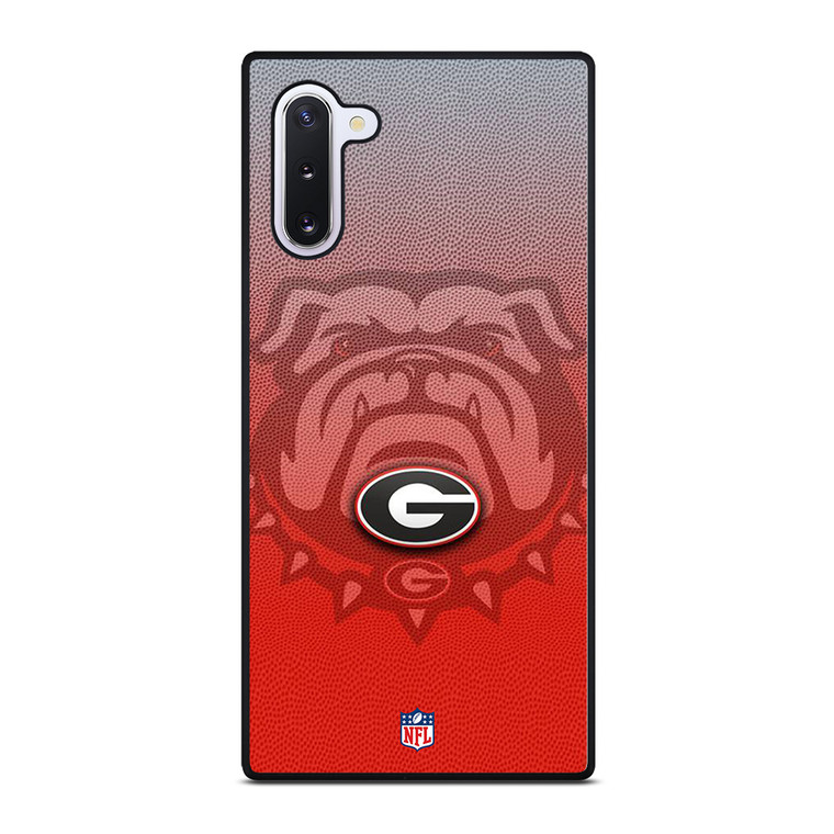 GEORGIA BULLDOGS FOOTBALL RED Samsung Galaxy Note 10 Case