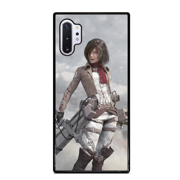 ATTACK ON TITAN MIKASA ACKERMAN SNOW Samsung Galaxy Note 10 Plus Case
