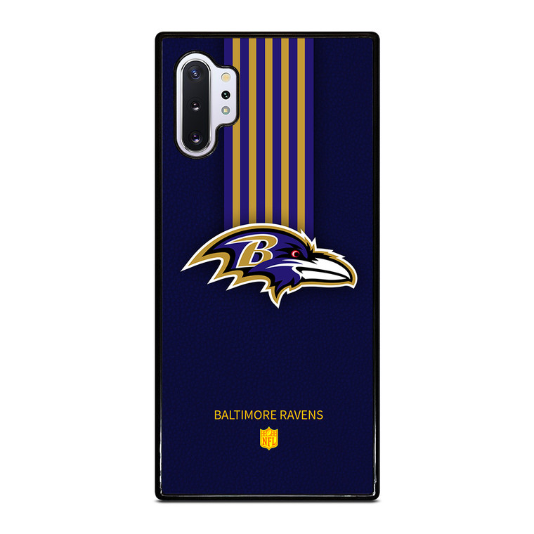 BALTIMORE RAVENS STRIP Samsung Galaxy Note 10 Plus Case
