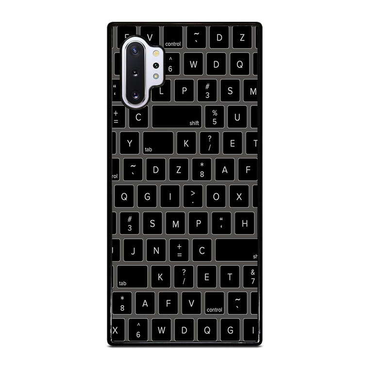 BLACK KEYBOARD PATTERN Samsung Galaxy Note 10 Plus Case