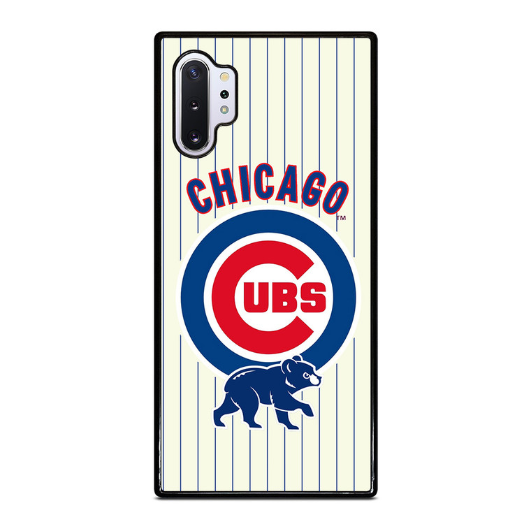 CHICAGO CUBS BASEBALL STRIPES LOGO Samsung Galaxy Note 10 Plus Case