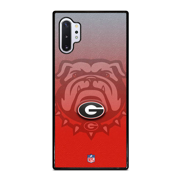 GEORGIA BULLDOGS FOOTBALL RED Samsung Galaxy Note 10 Plus Case