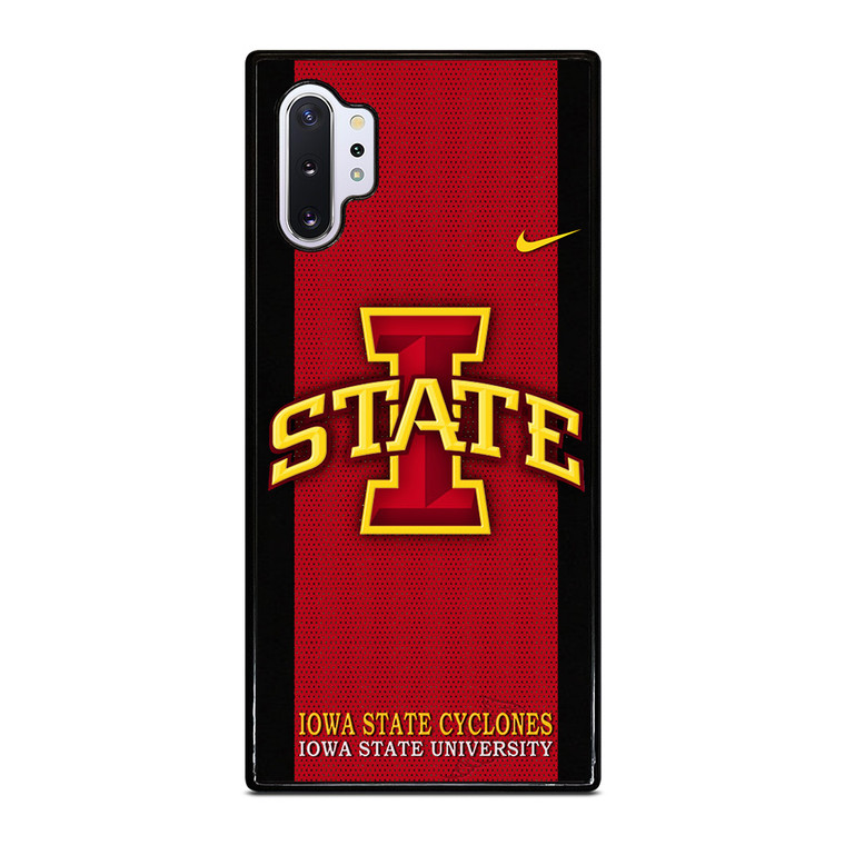 IOWA STATE CYCLONES INITIAL UNIVERSITY TEAM LOGO Samsung Galaxy Note 10 Plus Case