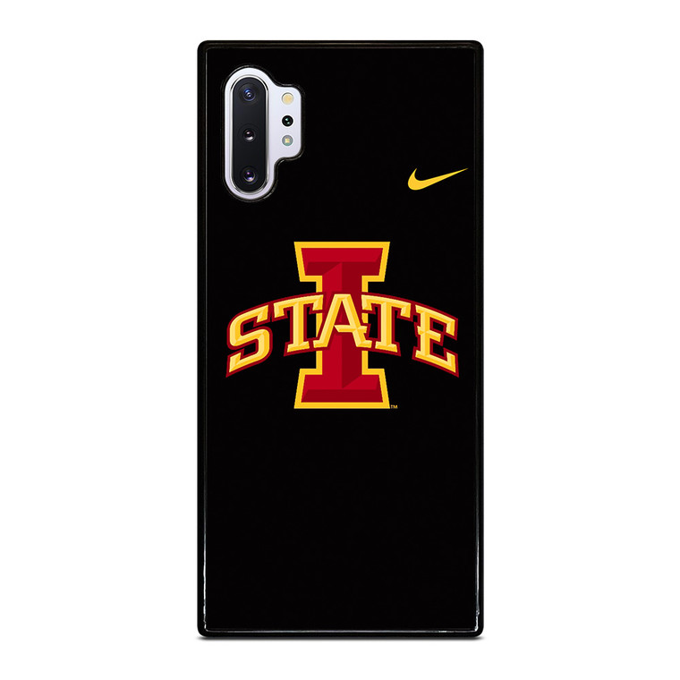 IOWA STATE FOOTBALL BLACK WALLPAPER Samsung Galaxy Note 10 Plus Case