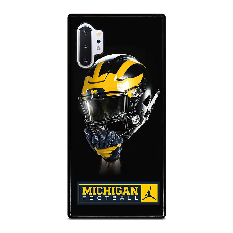MICHIGAN WOLVERINES FOOTBALL HELMET Samsung Galaxy Note 10 Plus Case