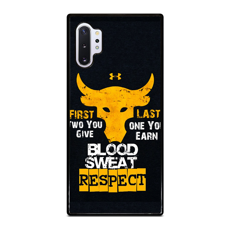 UNDER ARMOUR PROJECT ROCK BLOOD SWEAT Samsung Galaxy Note 10 Plus Case