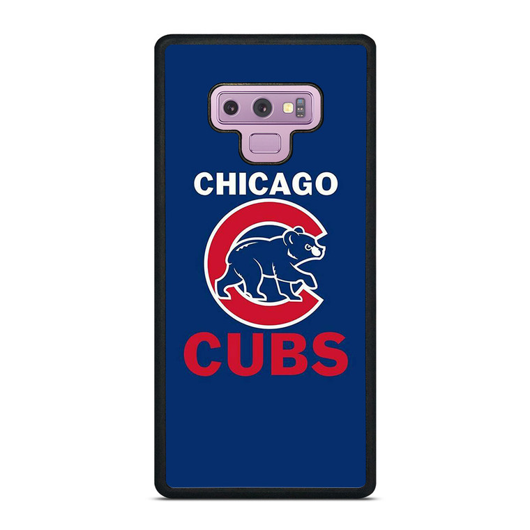 CHICAGO CUBS BLUE RED LOGO BASEBALL Samsung Galaxy Note 9 Case