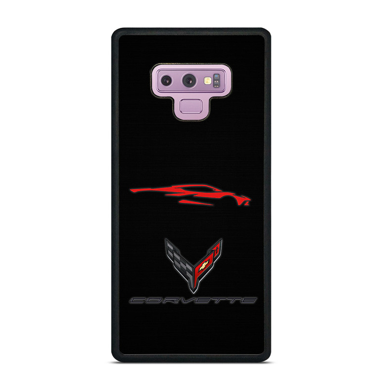 CORVETTE STINGRAY C8 CAR LOGO Samsung Galaxy Note 9 Case