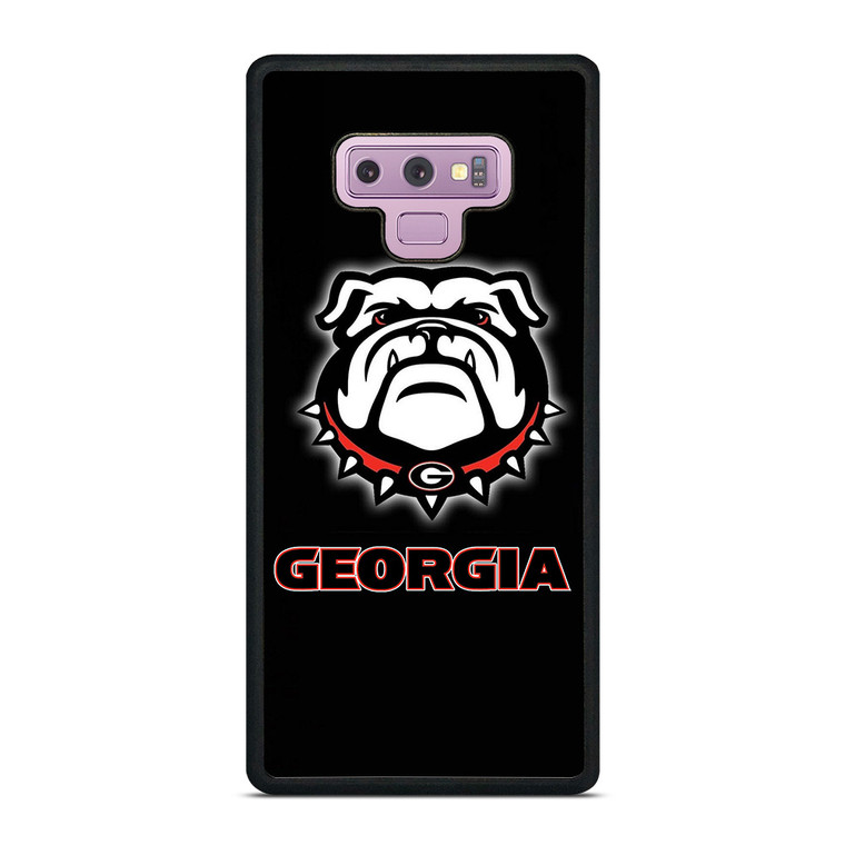 GEORGIA BULLDOGS BLACK WALL Samsung Galaxy Note 9 Case