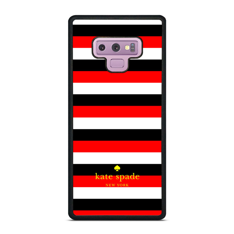 KATE SPADE PATTERN RED BLACK Samsung Galaxy Note 9 Case