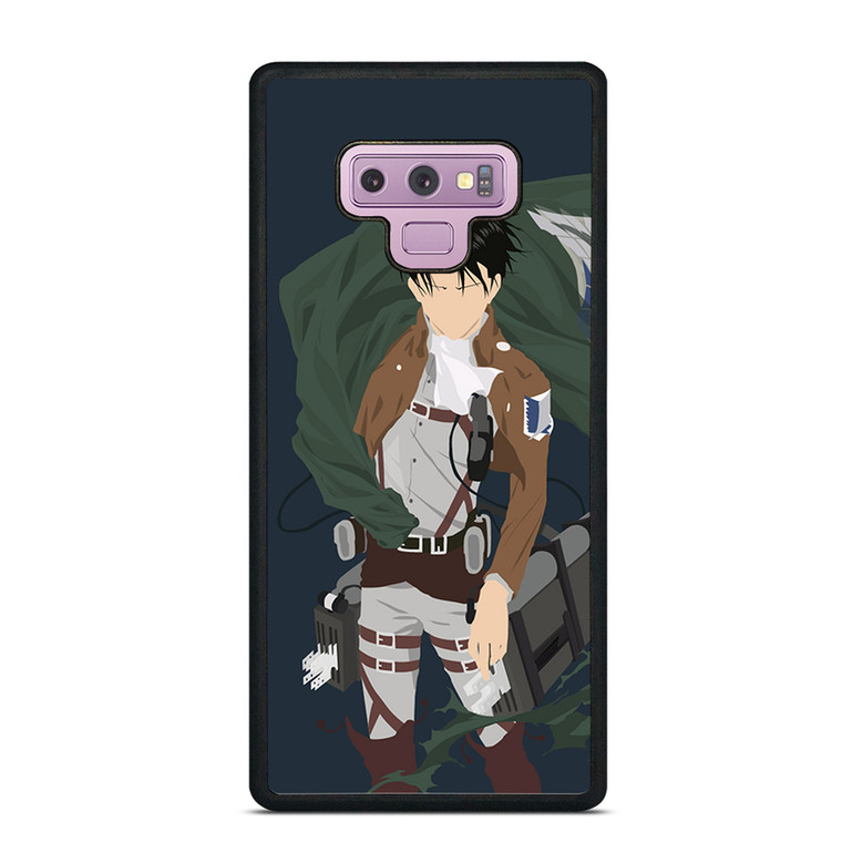 LEVI ACKERMAN ATTTACK ON TITAN ANIME ACT Samsung Galaxy Note 9 Case